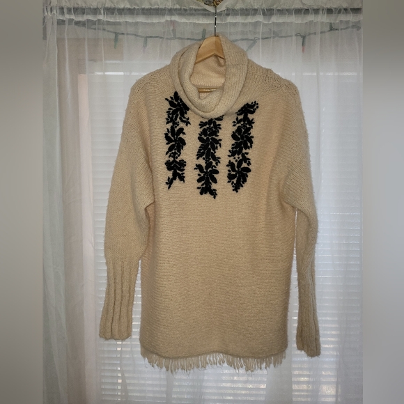 Free People Wool Sweater Womens Size Large Pullover...